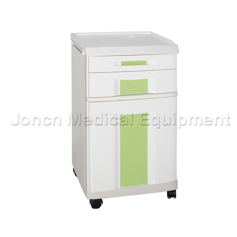 Armoire de chevet d'hôpital ABS BSJ012-22 avec roues silencieuses