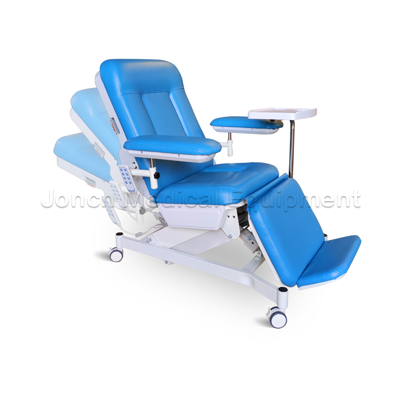 Chaise de dialyse électrique à trois fonctions DC188005, pour clinique hospitalière et milieu de soins infirmiers