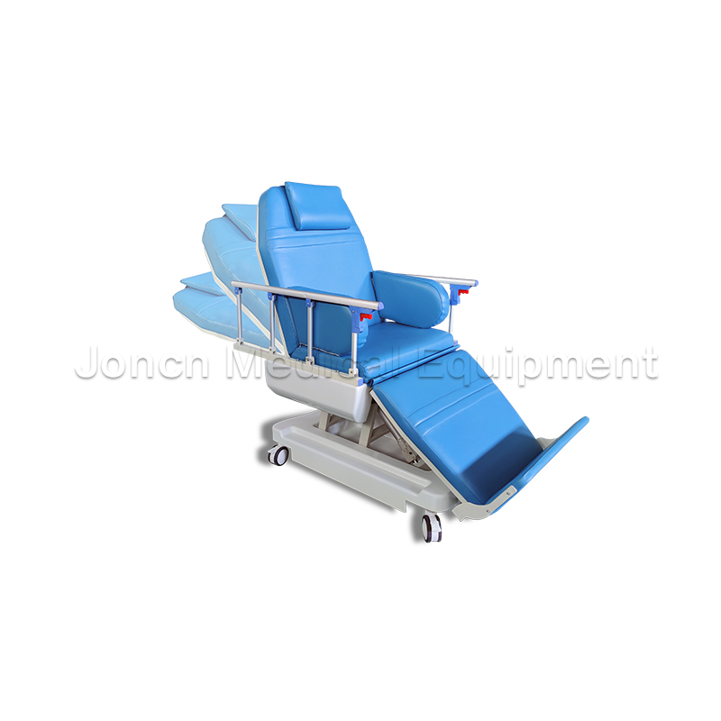DC188008 fauteuil d'hémodialyse électrique inclinable et réglable à trois fonctions pour patient, prélèvement de sang, donneur, dialyse, avec CPR