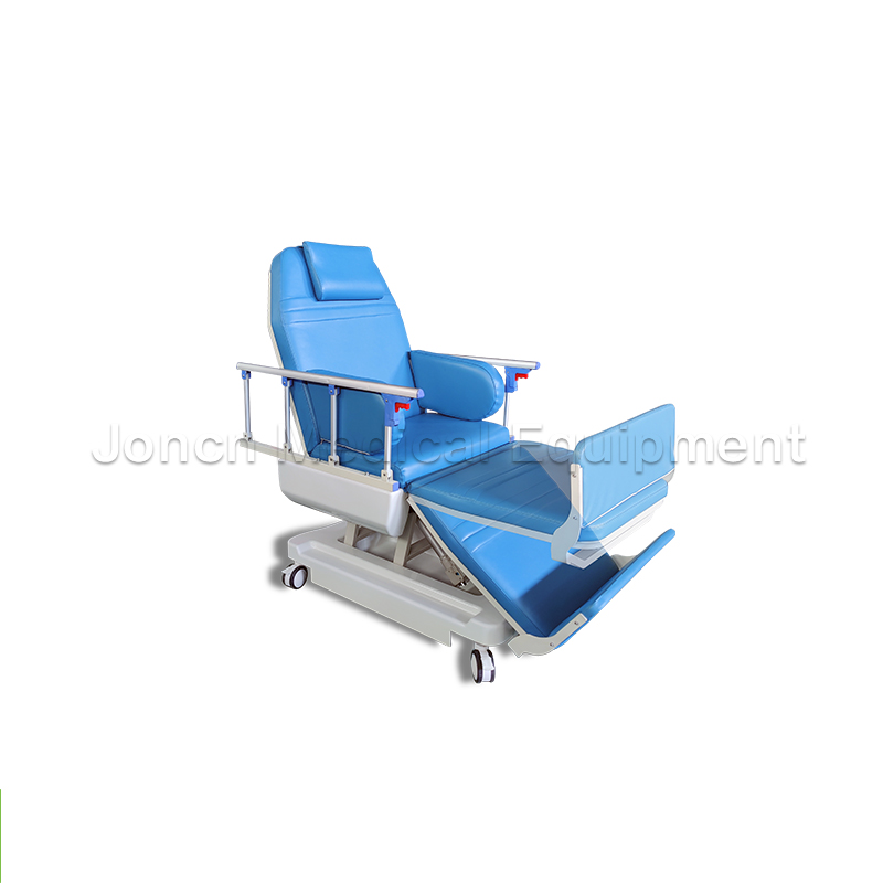 DC188008 fauteuil d'hémodialyse électrique inclinable et réglable à trois fonctions pour patient, prélèvement de sang, donneur, dialyse, avec CPR